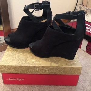 American rag suede booties